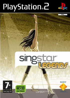 SingStar Legends box cover front